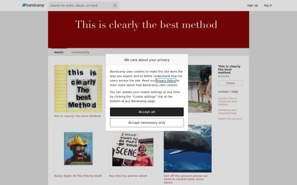 thisisclearlythebestmethod.bandcamp.com