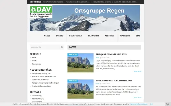 dav-ortsgruppe-regen.de