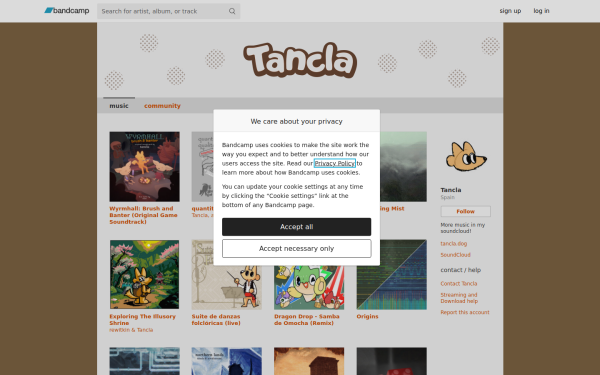 tancla.bandcamp.com