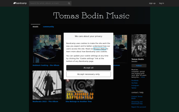 tomasbodin.bandcamp.com
