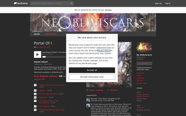 neobliviscaris.bandcamp.com