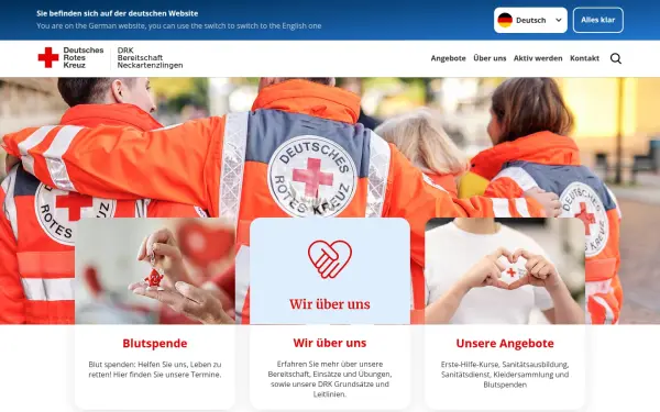 www.drkneckartenzlingen.de