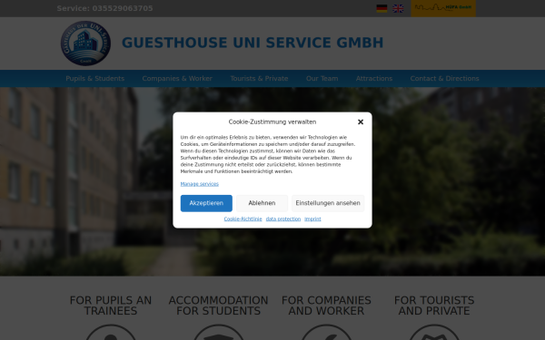 www.gaestehaus-uni.de
