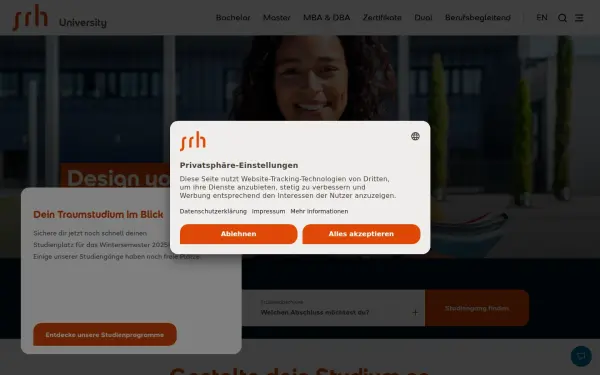 www.srh-university.de