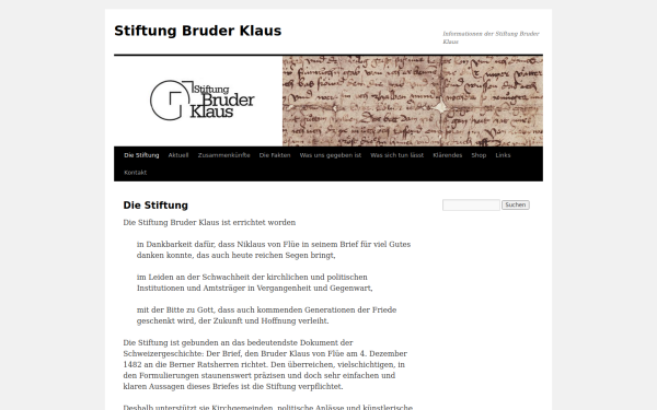 www.stiftungbruderklaus.ch