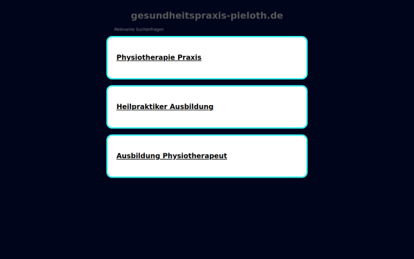 gesundheitspraxis-pieloth.de