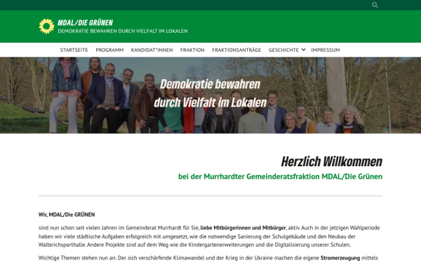 www.mdal-gruene.de