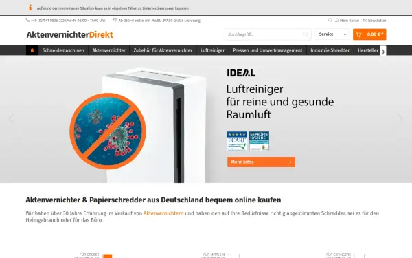 www.aktenvernichterdirekt.de