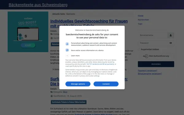 baeckereischweinsberg.de