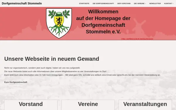 dorfgemeinschaft-stommeln.de