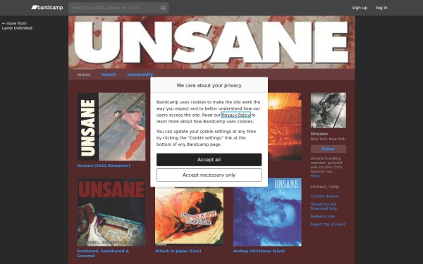 unsane.bandcamp.com