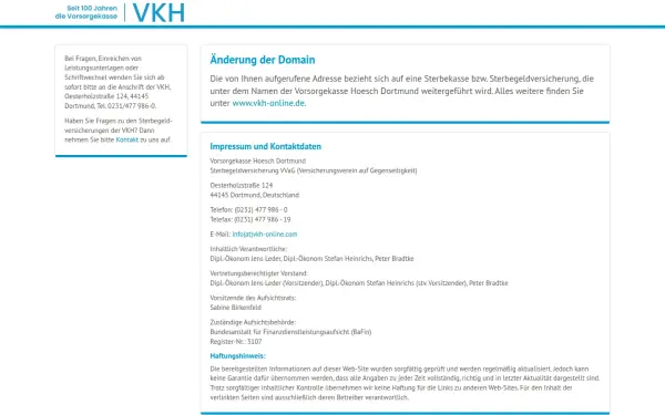 die-vorsorgekasse.de