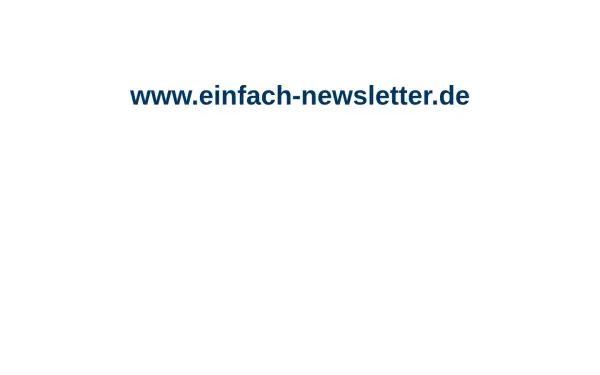 www.einfach-newsletter.de
