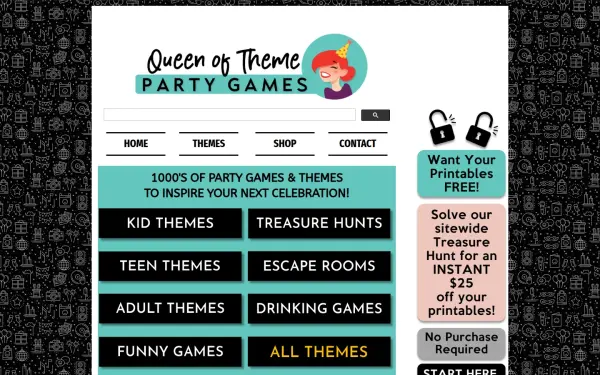www.queen-of-theme-party-games.com