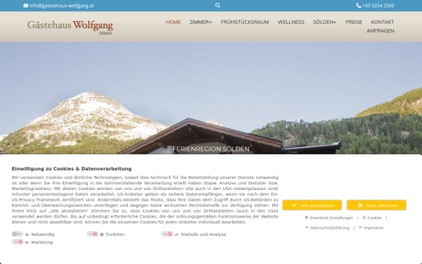 www.gaestehaus-wolfgang.at