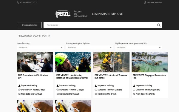 petzl-training.catalogueformpro.com