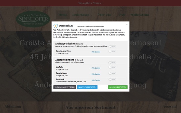 lederhosen.at