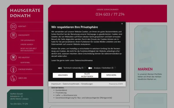 www.hausgeraete-donath.de