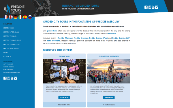 www.freddie-tours.com