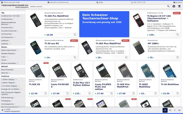 www.taschenrechner.ch