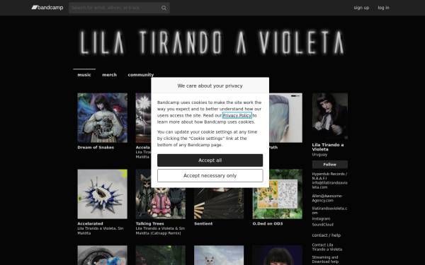 lilatirandoavioleta.bandcamp.com