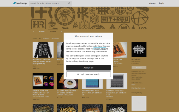 thehitandrun.bandcamp.com