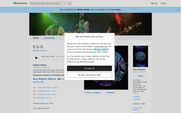 thefossicks.bandcamp.com