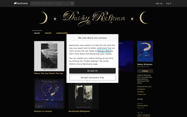 daisyrickman.bandcamp.com