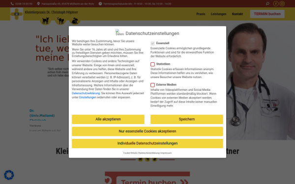 www.kleintierpraxis-mh.de