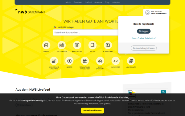 datenbank.nwb.de
