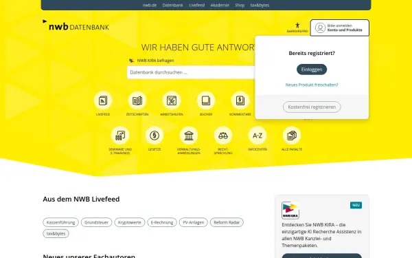 datenbank.nwb.de