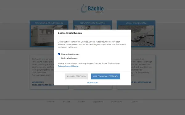 www.baechle-trockeneisreinigung.de