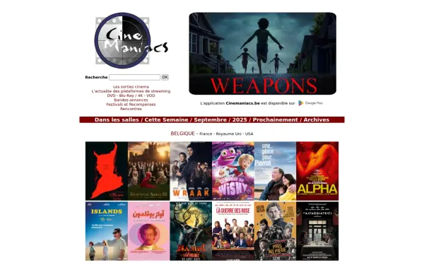 cinemaniacs.be