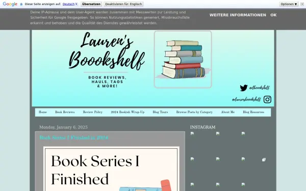 www.laurensboookshelf.com