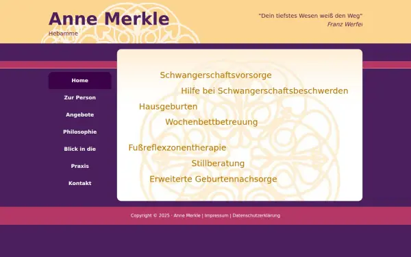 hebammeannemerkle.de