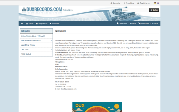 www.duxrecords.com