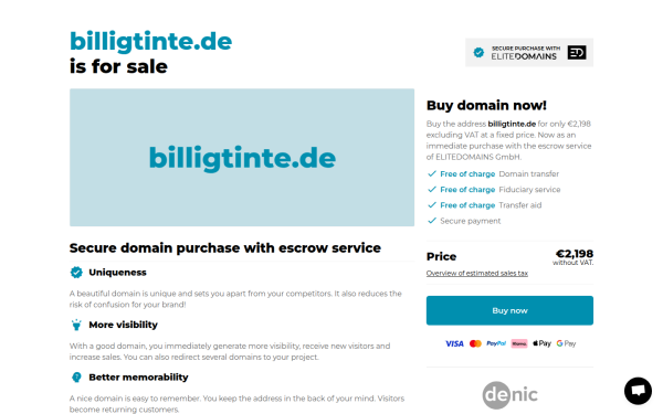 billigtinte.de