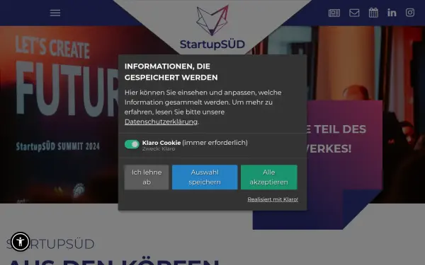www.startupsued.de