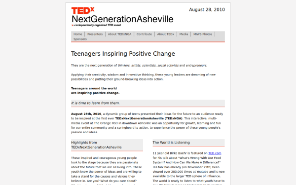 tedxnextgenerationasheville.com