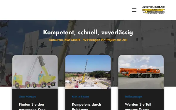 www.autokrane-klar.de