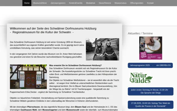 www.dorfmuseum-holzburg.de