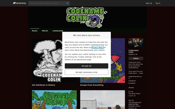 codenamecolin.bandcamp.com