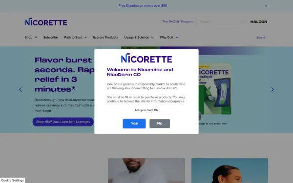 www.nicorette.com
