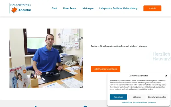 hausarztpraxis-ahorntal.de
