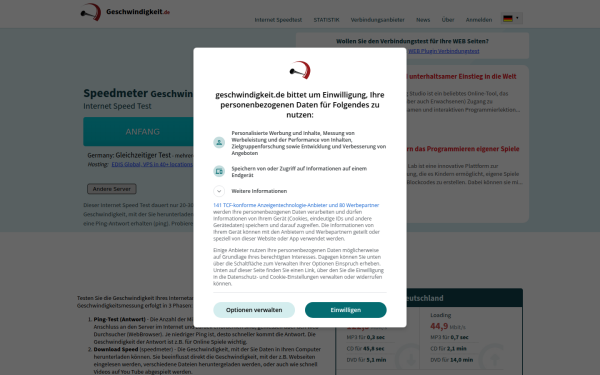 www.geschwindigkeit.de