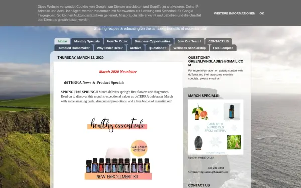 www.greenlivingladies.com