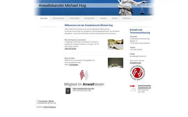 www.anwaltskanzlei-michael-hug.de