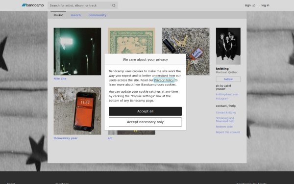 knitting.bandcamp.com