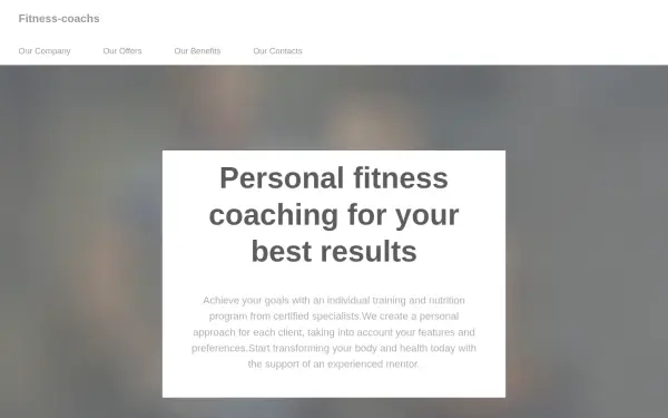 fitness-coachs.site