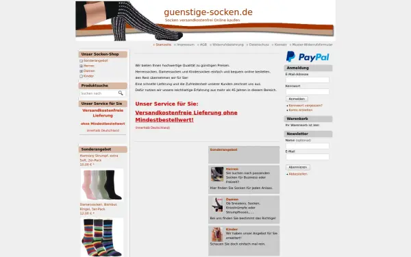 www.guenstige-socken.de